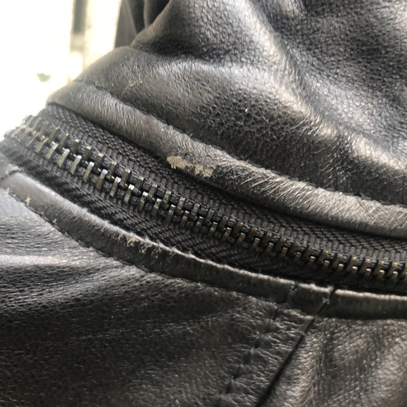 Soia & kyo leather collar zipper jacket - Picture 8 of 13